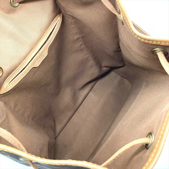 LOUIS VUITTON Brown Monogram Canvas Backpack - Picture 7 of 9